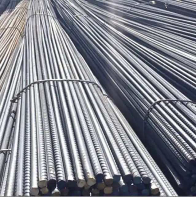 Barres d'armature en acier Acier au carbone déformé renforcé de haute qualité Fabriqué dans l'usine chinoise Prix des barres d'armature en acier Prix bas de haute qualité