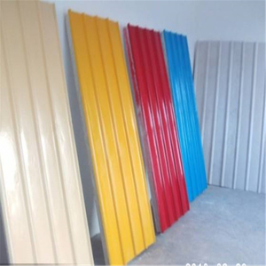 Feuille de toiture en acier ondulé de fer Gi Ibr en aluminium de zinc enduit de couleur prépeinte