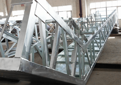 Partie galvanis&eacute;e